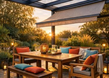 Gartenmöbel effektiv schützen mit einer Terrassenüberdachung